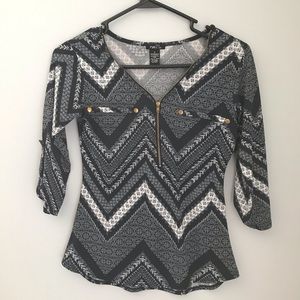 Detailed, Grey, size S, blouse